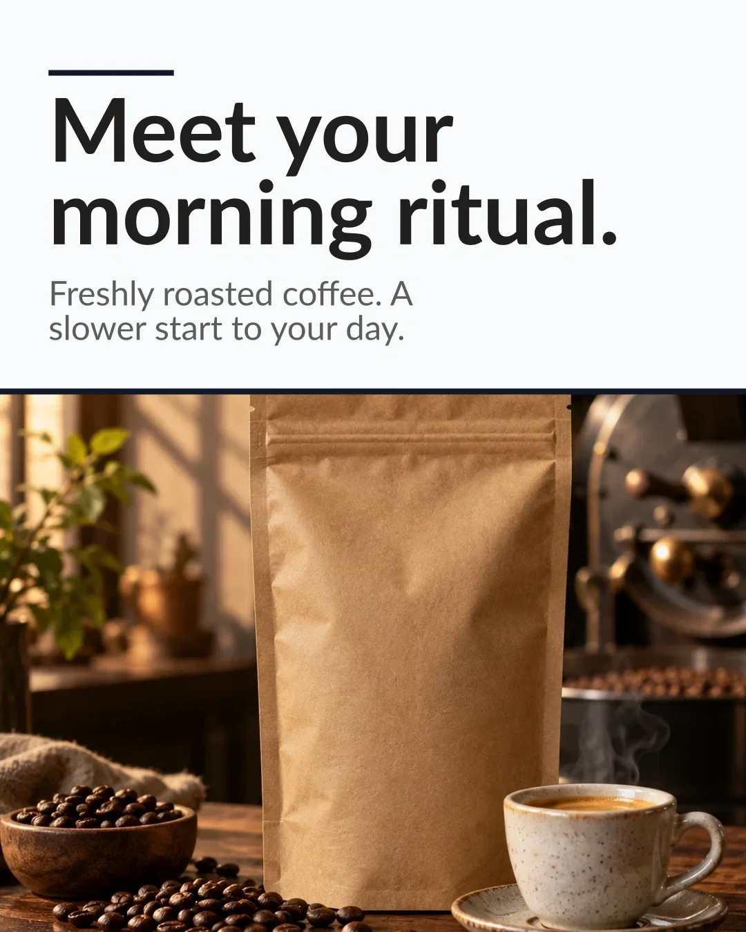 Coffee launch in Corporate Proof design