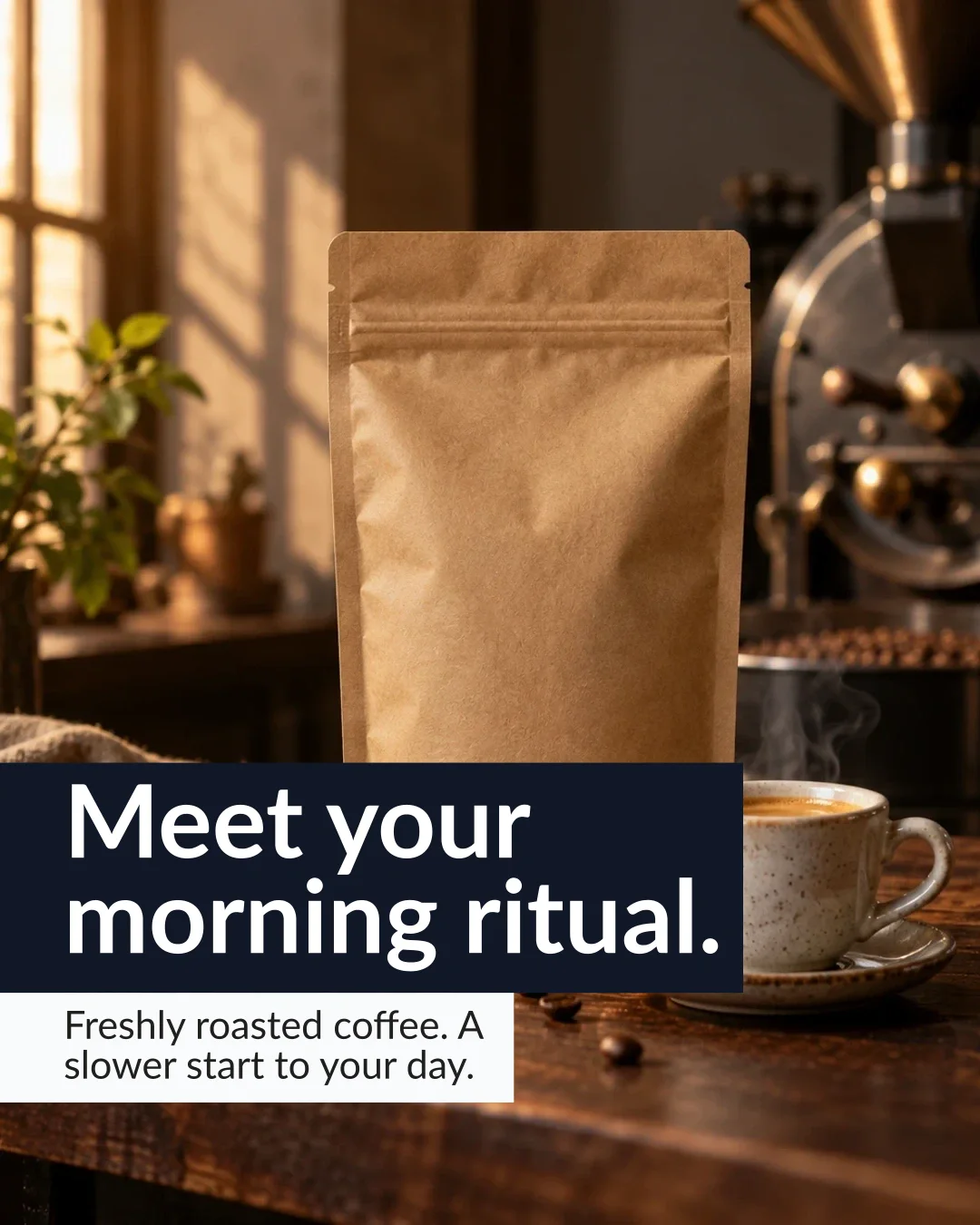 Coffee launch in Product Spotlight design