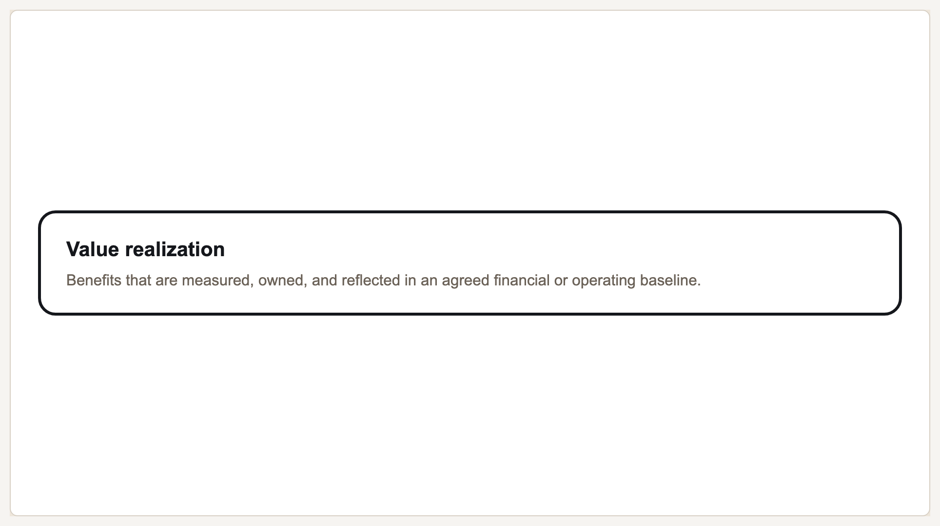 Operating definition preview