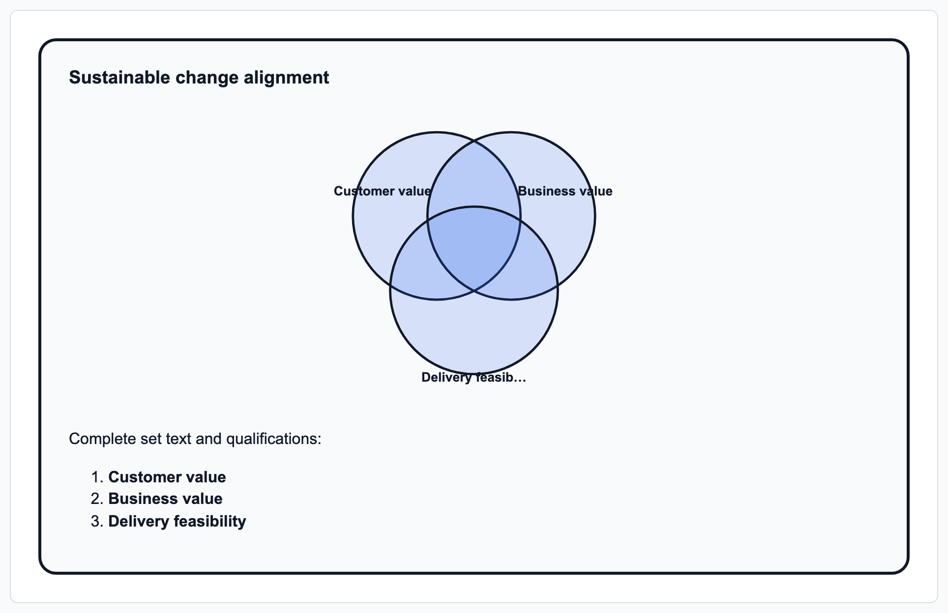Stakeholder alignment preview