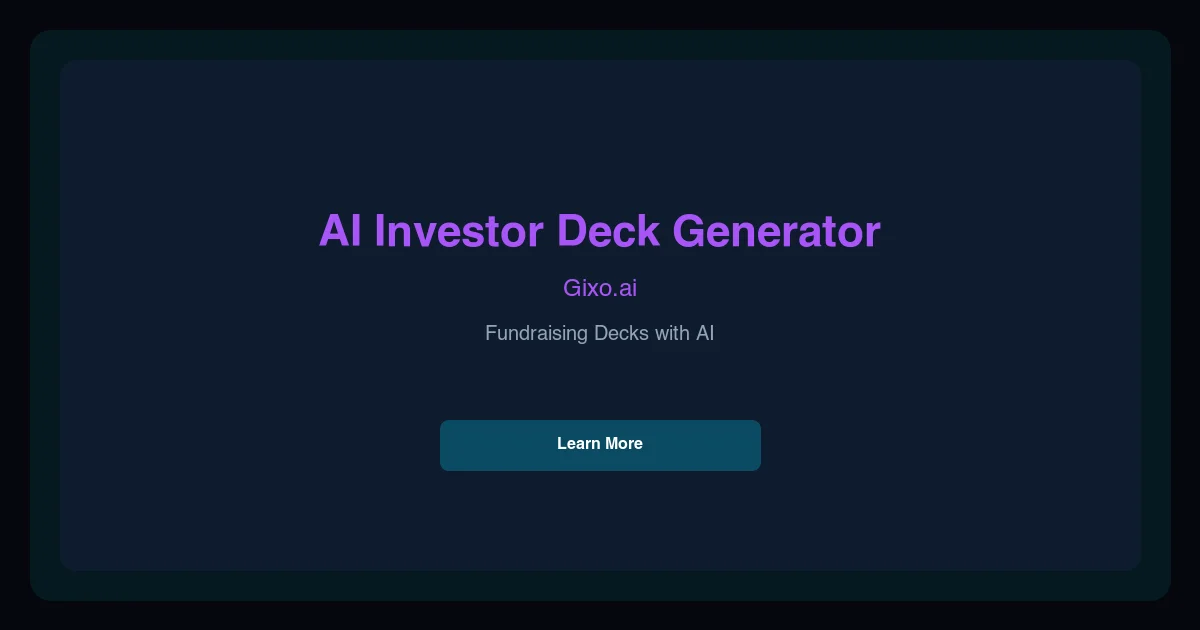 Investor and finance deck preview with data-driven slides, charts, and board-ready formatting.