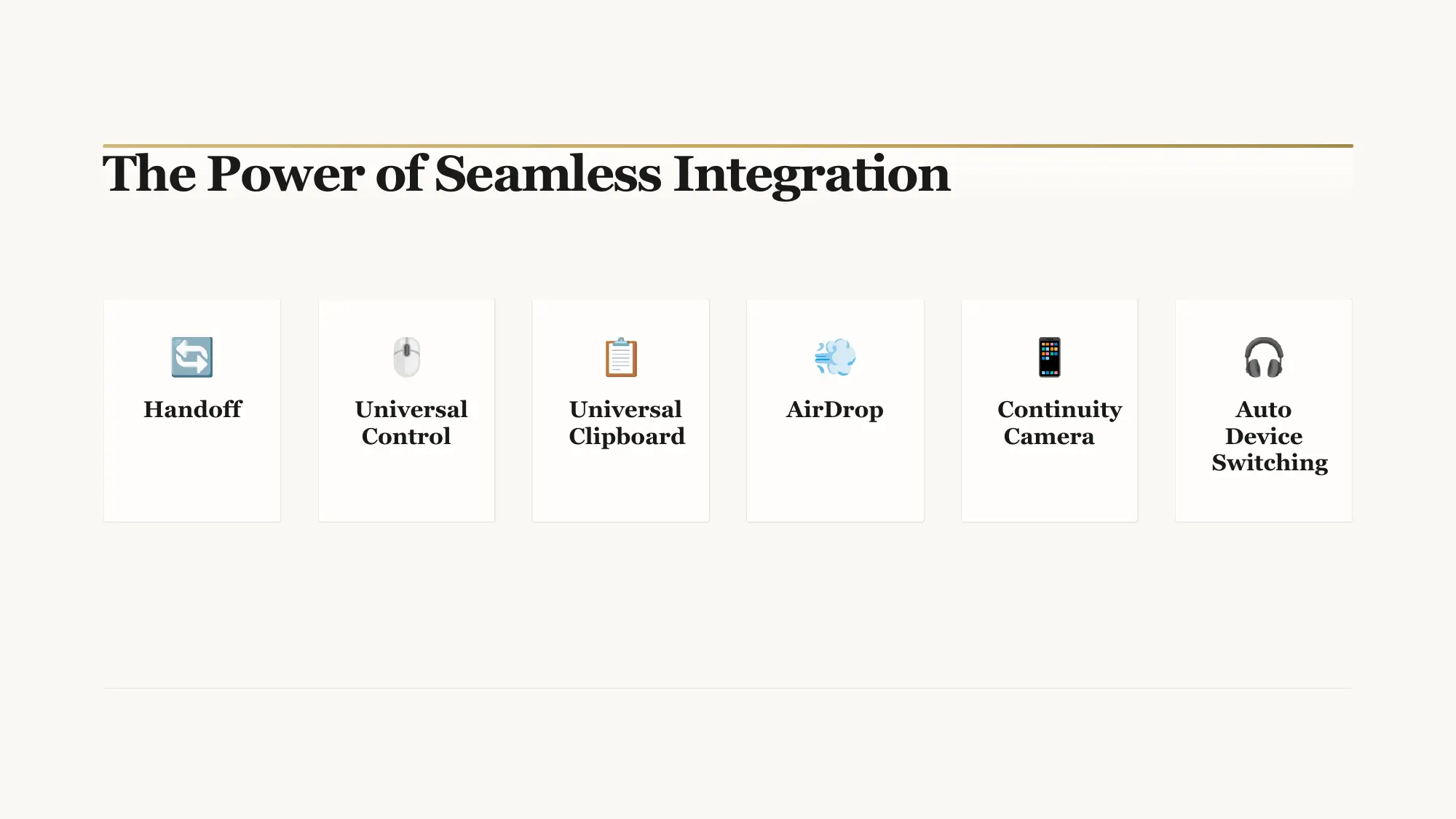The Power of Seamless Integration