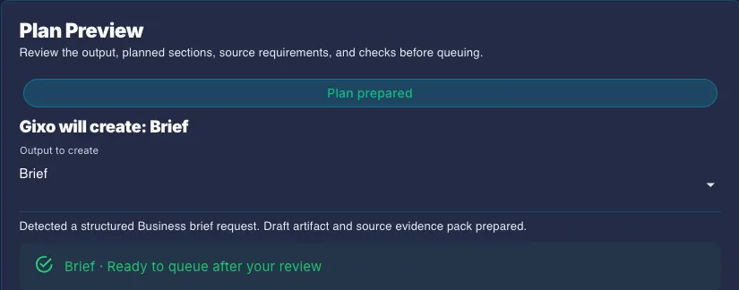 Plan the route before creating a draft